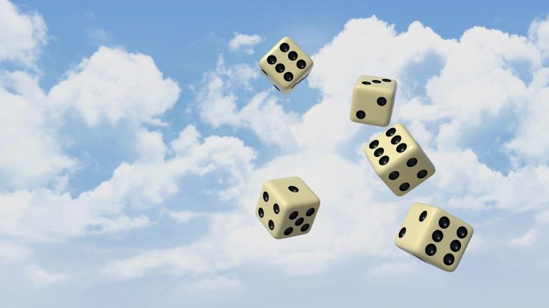 Examples of sites with dice
