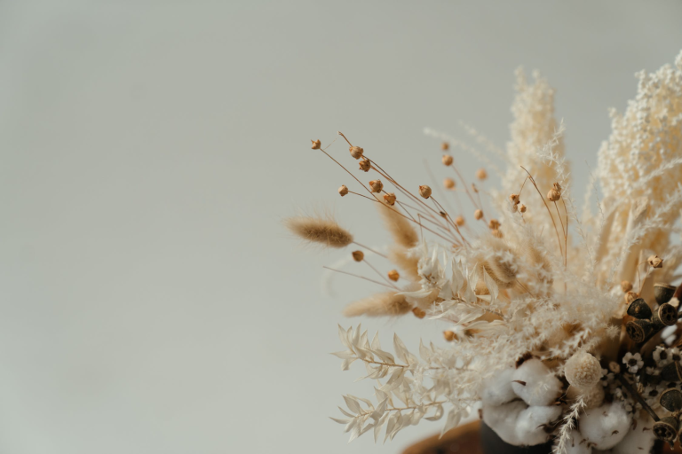 Dried flowers are the new flowers trend of 2022