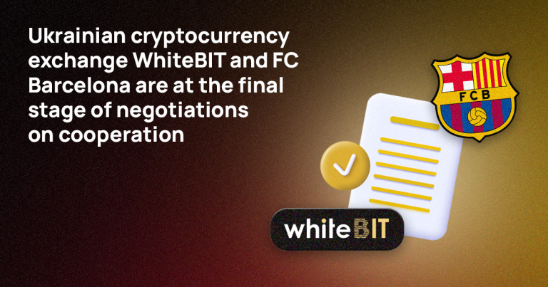 WhiteBIT and FC Barcelona are at the final stage of signing a partnership agreement