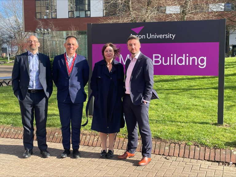 Aston University highlights its tech research to Cabinet Member for Digital