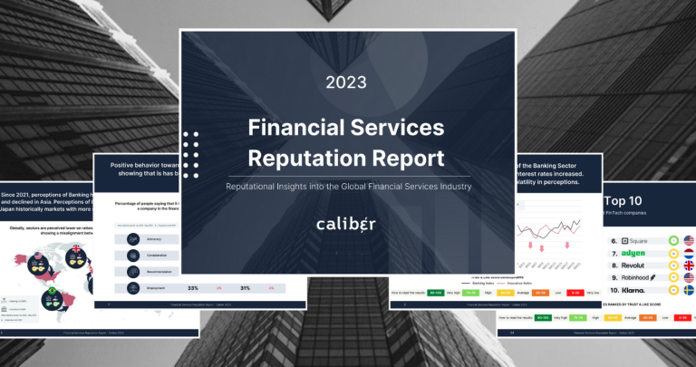 Caliber’s Reputation Report Reveals Potential Bank Switching Among Consumers Amid Declining Public Support for the Financial Industry