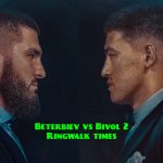 Beterbiev vs Bivol 2 Ring Time
