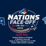 United States vs Finland 4 Nations