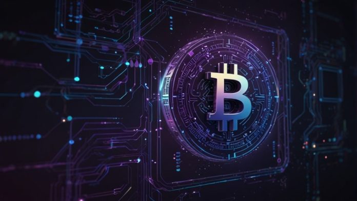 A vibrant digital illustration of the Sui blockchain logo, featuring a sleek, futuristic design with glowing blue and purple hues, symbolizing innovation and scalability in cryptocurrency.