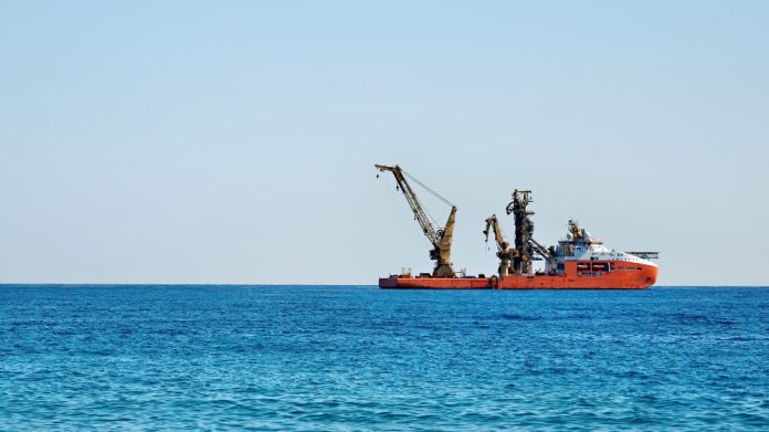 working at sea