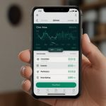 A smartphone displays the Chime+ Premium Tier banking app, showcasing advanced financial tools and features.