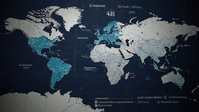 A digital illustration of AstraZeneca’s logo with a backdrop of a global map and stock market charts, reflecting its strategic decisions on July 2, 2025.