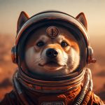 The official Dogelon Mars logo featuring a Shiba Inu dog wearing a space helmet with the ELON token symbol