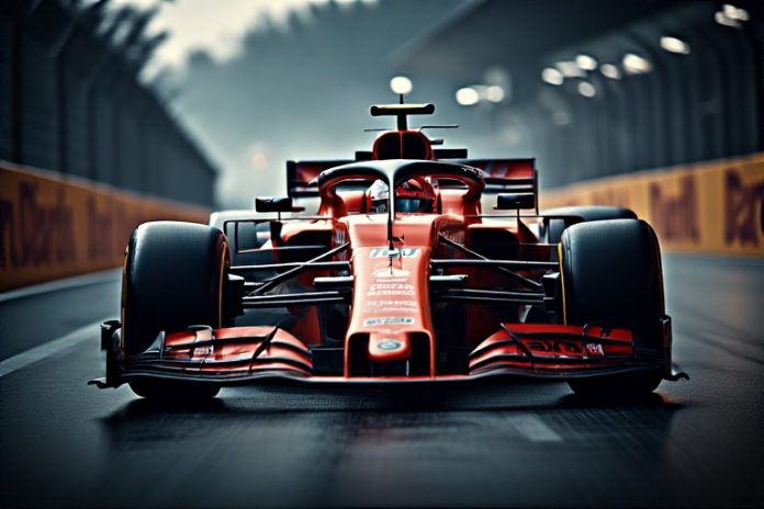Goodwood Festival of Speed 2025 – supercars on the hill climb with central feature sculpture