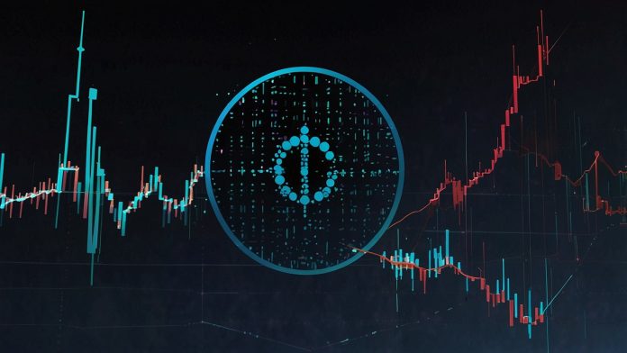 A digital illustration of the Cardano logo with a rising graph in the background, symbolizing the cryptocurrency's price increase on August 4, 2025.