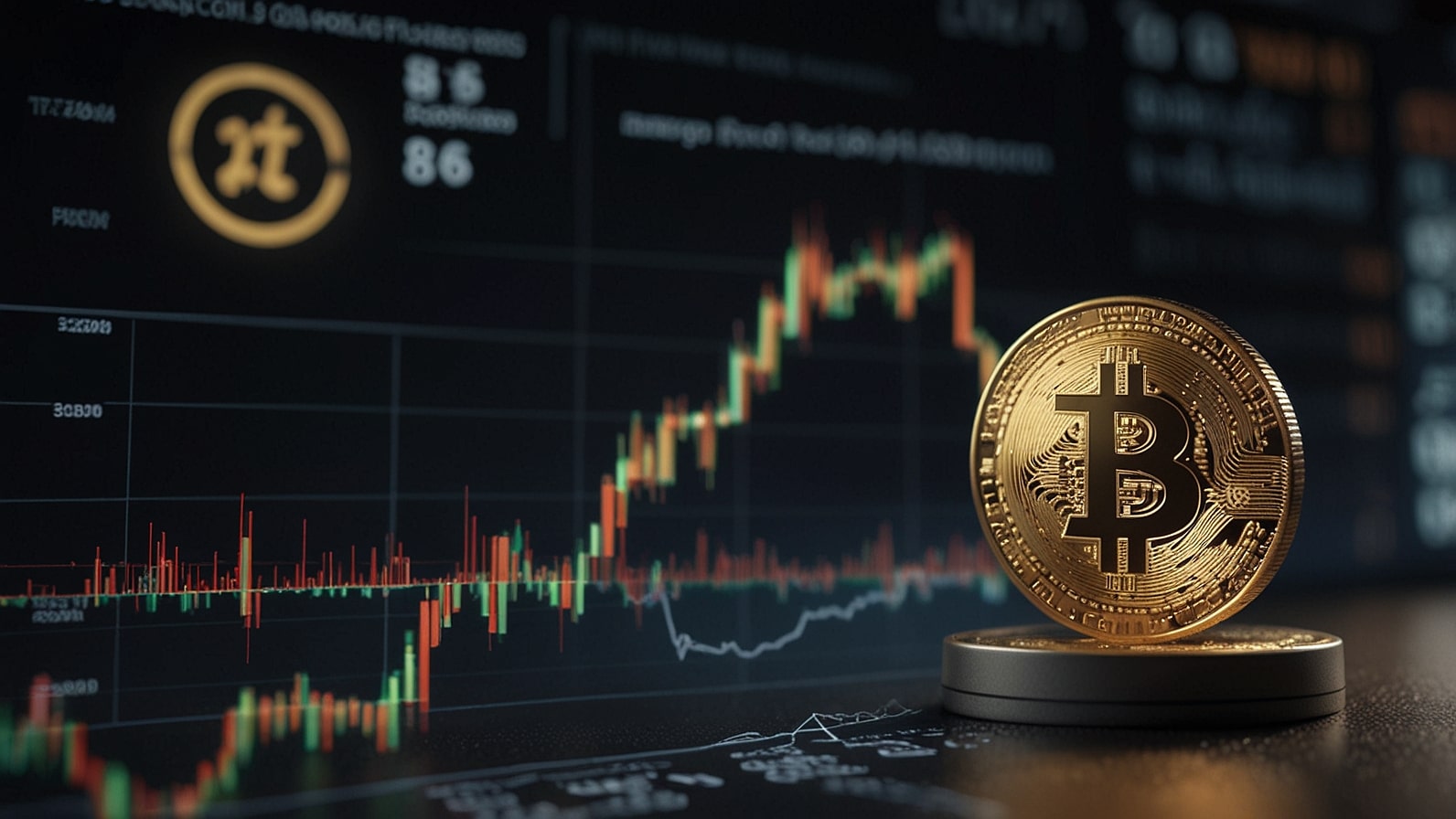 A dynamic digital chart illustrating Pi Coin’s 10% price surge to $0.4915 on August 17, 2025, with mobile app and blockchain imagery in the background.
