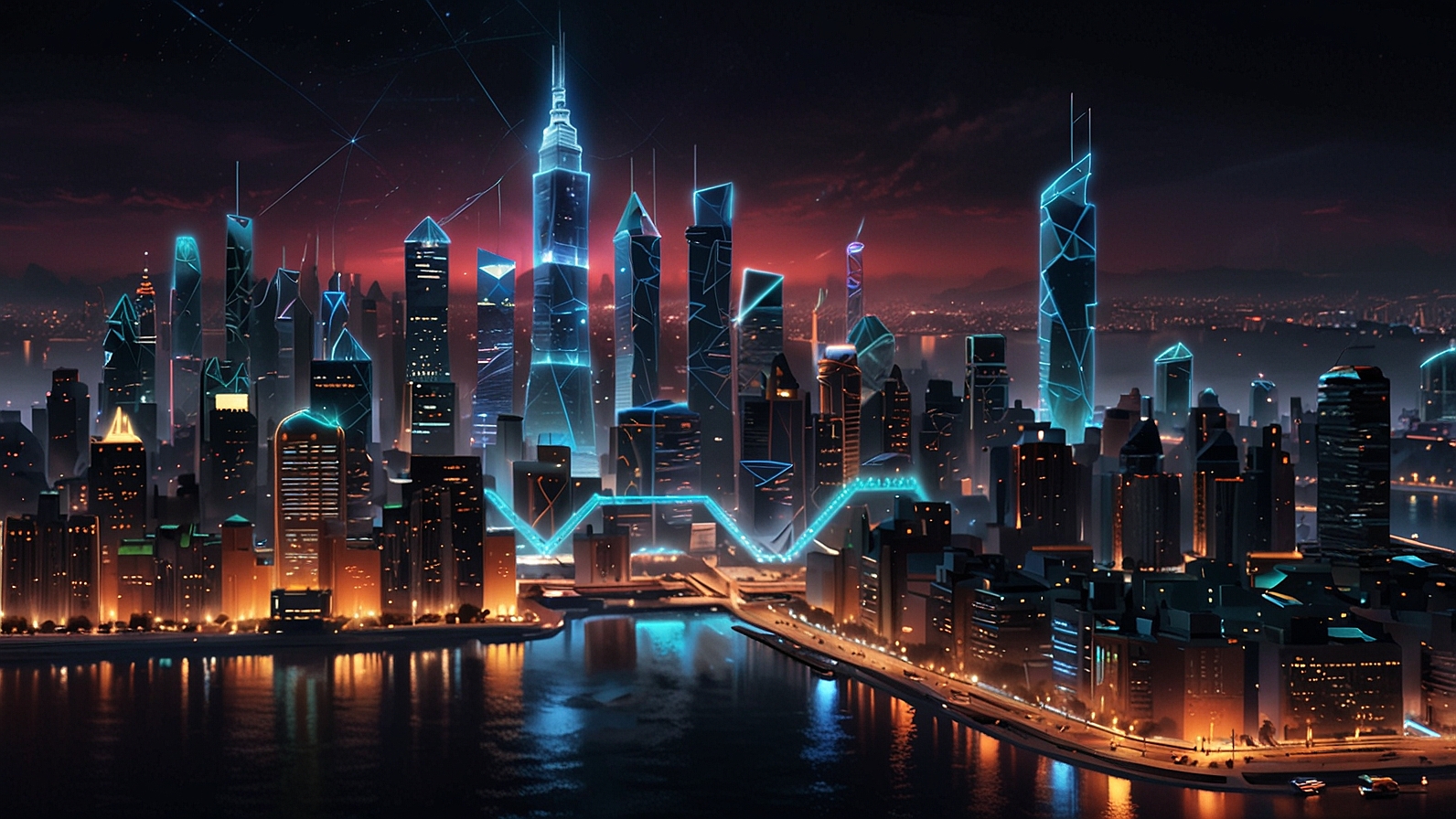 A vibrant digital rendering of the Tron blockchain network, featuring glowing TRX coins and USDT stablecoin symbols interconnected with dynamic data streams, set against a futuristic cityscape, representing the $1 billion USDT mint and Nasdaq listing.