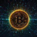 Digital illustration of the Solana (SOL) cryptocurrency logo glowing with a futuristic blockchain network background, symbolizing its 2025 price surge and institutional adoption.