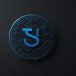 The official logo of the Sui cryptocurrency, featuring a stylized blue and white design with interconnected curves forming an "S" shape on a transparent background.