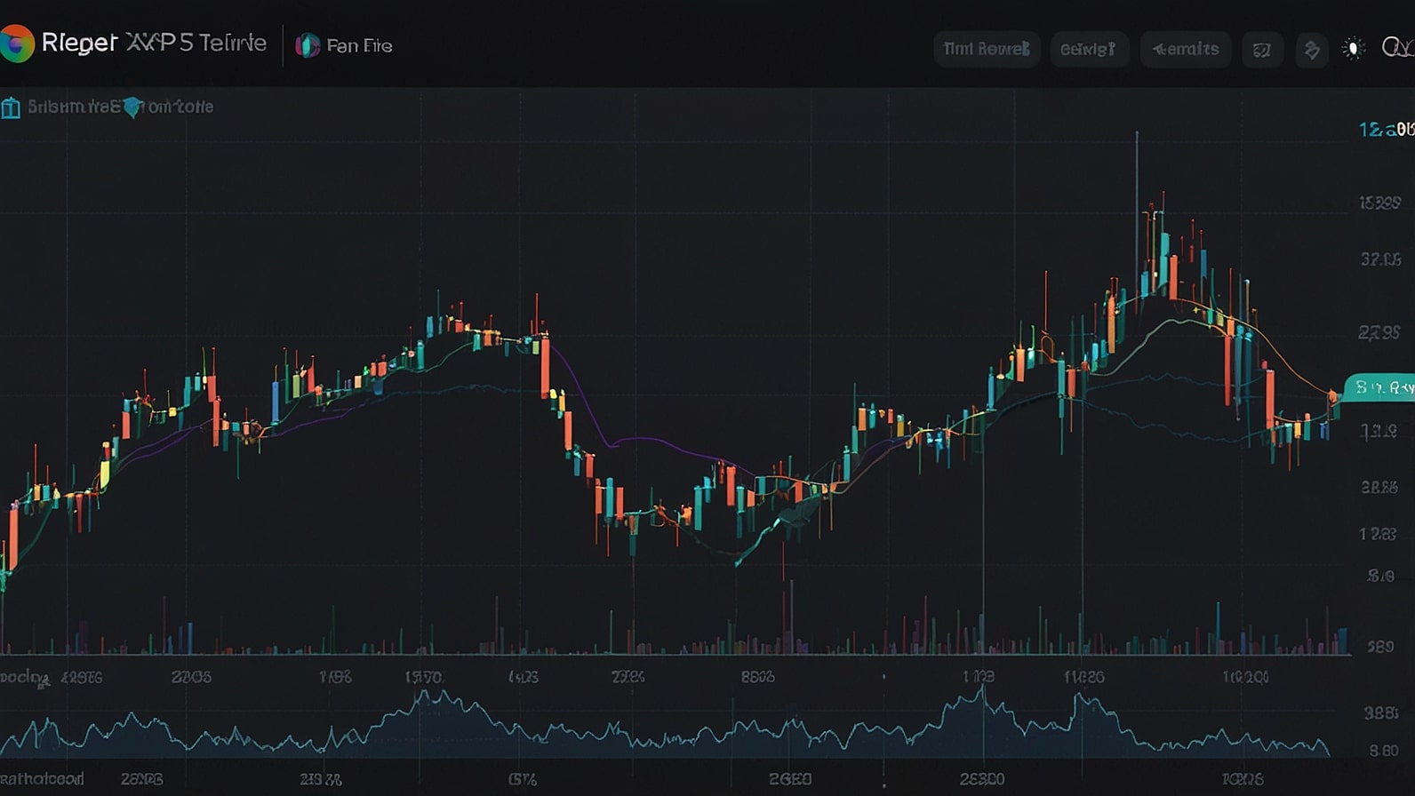 Line chart depicting XRP’s price movement in 2025, with data points at $2.09 (Jan), $2.50 (Mar), $3.66 (May), $2.94 (Jul), and $2.84 (Aug). The y-axis shows price in dollars, the x-axis lists months, and the chart is titled "XRP Price Movement in 2025" with a blue line and shaded area.