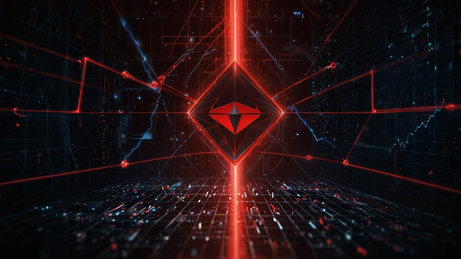 Dynamic Tron (TRX) logo with a sleek red triangle orbiting a futuristic core, set against a backdrop of blockchain nodes and USDT transaction charts, reflecting its $29.5 billion market cap and U.S. Commerce Department GDP integration on September 29, 2025.