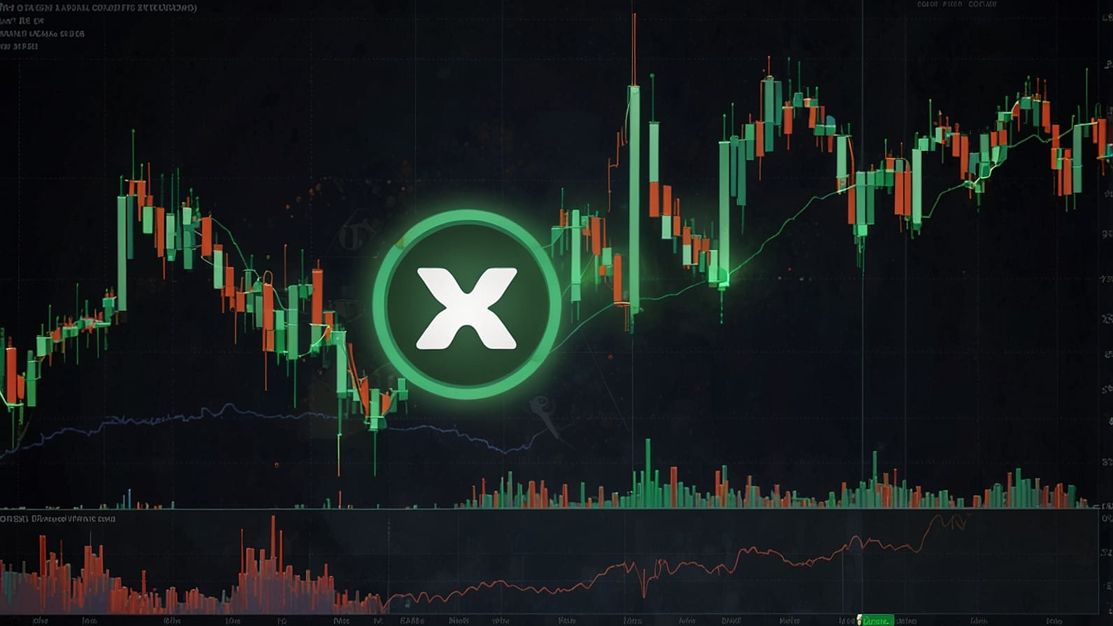 Dynamic chart showing XRP cryptocurrency price surging to $3.08 on September 18, 2025, amid Rex-Osprey spot ETF launch and Federal Reserve rate cut, with bullish green candlesticks and Ripple logo overlay for crypto investors.