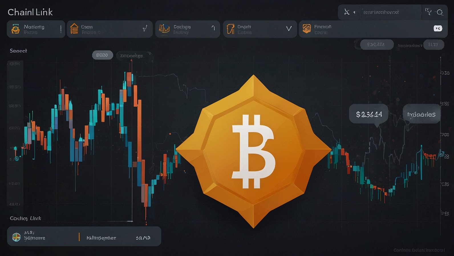 Dynamic crypto chart showing Chainlink (LINK) price climbing to $22 on September 24, 2025, with upward arrows, bullish indicators, and oracle network icons for top Google search visibility on Chainlink news.