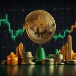 Dynamic digital graphic of the Bitcoin Cash (BCH) logo with a rising green candlestick chart and blockchain nodes, symbolizing its $560 price surge and ETF-driven momentum on September 30, 2025.