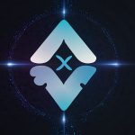 Sleek XRP logo glowing with vibrant blue and white gradients against a futuristic digital backdrop, symbolizing Ripple's blockchain innovation.