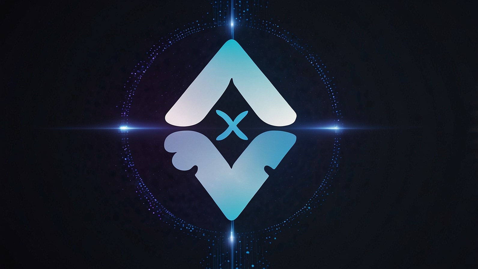 Sleek XRP logo glowing with vibrant blue and white gradients against a futuristic digital backdrop, symbolizing Ripple's blockchain innovation.