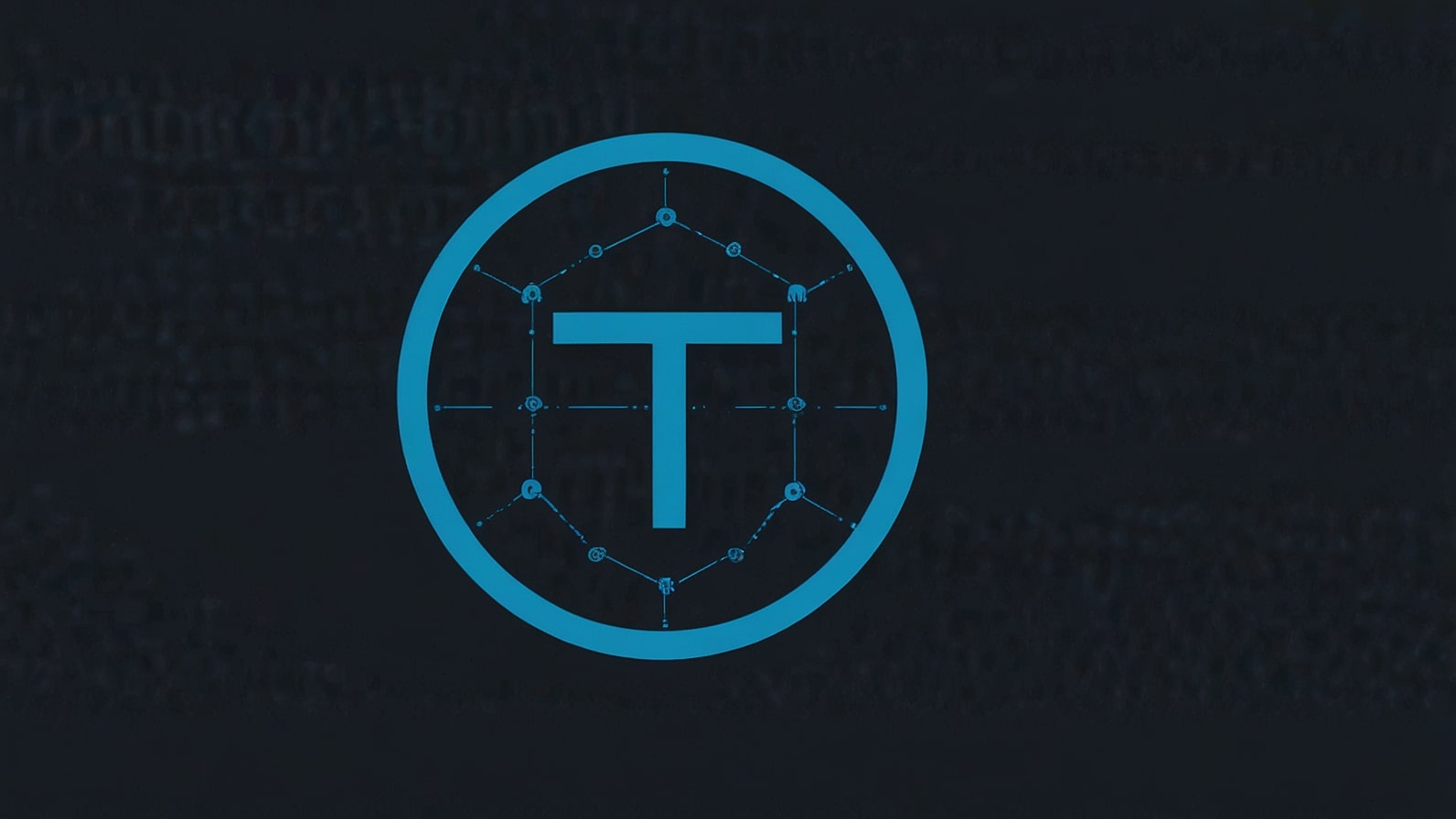 Toncoin TON logo blue icon for The Open Network blockchain crypto