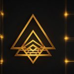 Vibrant BNB logo with interconnected geometric lines in glowing gold against a sleek black digital backdrop, symbolizing Binance's blockchain dominance.