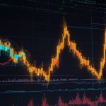 Vibrant digital graphic of the Avalanche AVAX logo with a backdrop of soaring price charts and tokenized assets, symbolizing ETF filings and network growth.