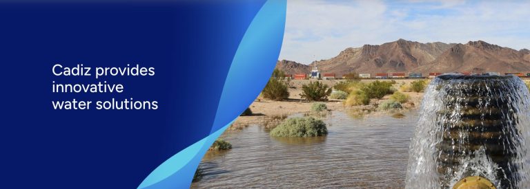 The Future of Water: Cadiz, Inc. Reimagines Western Water Security