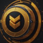 High-resolution Binance coin logo featuring the yellow BNB diamond emblem on black background, representing the leading cryptocurrency token for Binance exchange trading and DeFi ecosystem.