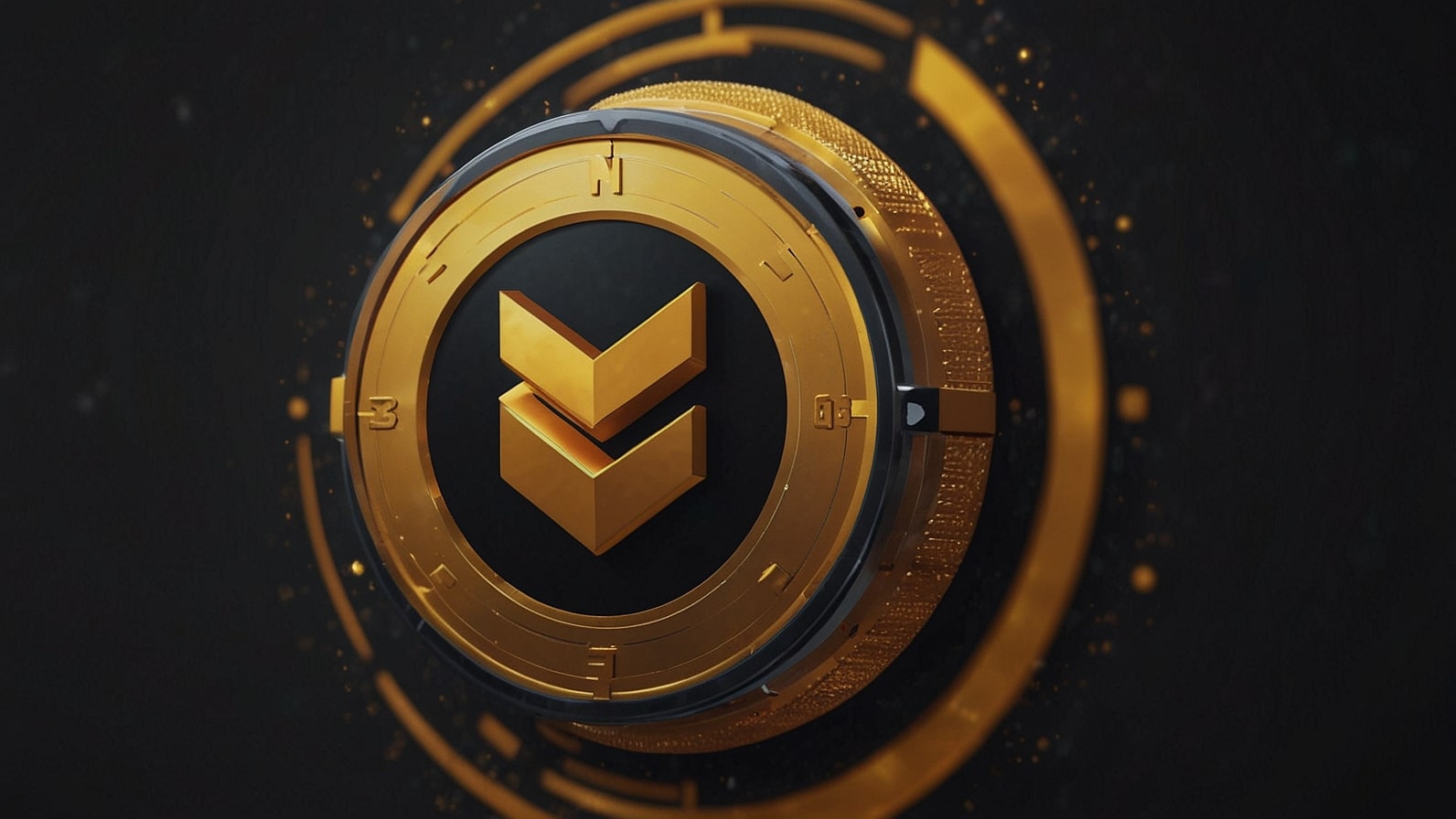 High-resolution Binance coin logo featuring the yellow BNB diamond emblem on black background, representing the leading cryptocurrency token for Binance exchange trading and DeFi ecosystem.