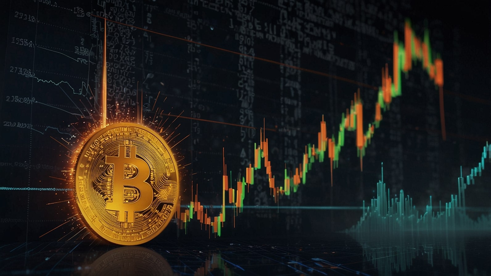 Dynamic chart of Bitcoin price surging past $111,000 with glowing upward trend lines and U.S.-China trade deal icons, symbolizing institutional inflows and global market optimism on October 28, 2025.