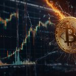 Dynamic chart showing Bittenser (BTSR) cryptocurrency price skyrocketing 25% to $23.12 after U.S. SEC utility token classification on October 6, 2025, with AI blockchain network graphics in the background.