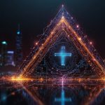 Futuristic digital illustration of the TAO token glowing amid neural network circuits and AI nodes, representing Bittensor's 35% price rally to $457 on October 25, 2025.