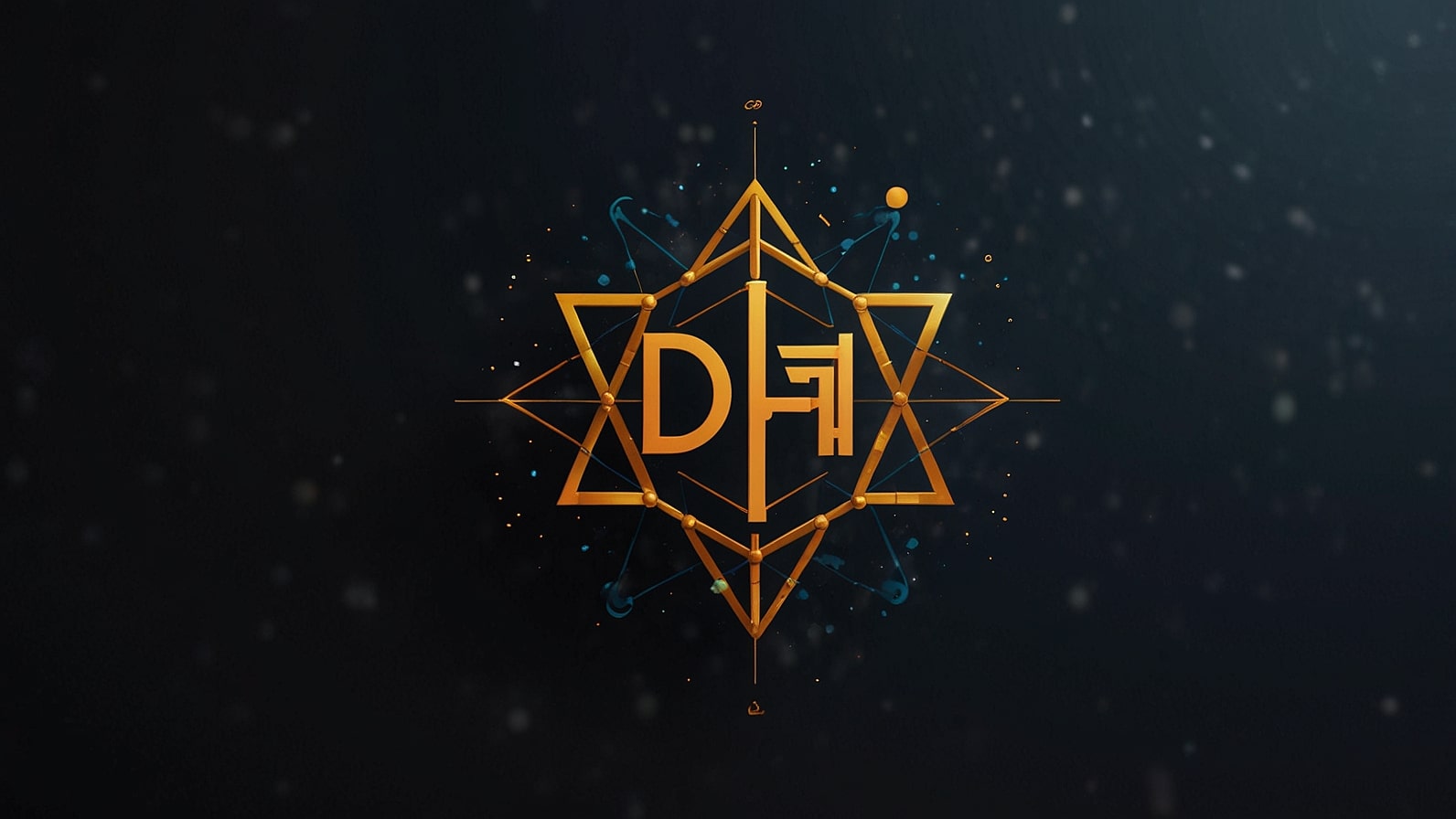 Official Dai (DAI) logo featuring a stylized infinity symbol in purple and white, integrated with blockchain nodes and stablecoin transaction flows.