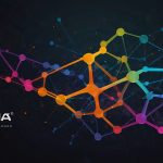 Official Solana logo featuring a stylized, gradient-colored design with interconnected nodes on a transparent background.