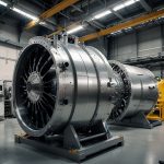 Engineers in a high-tech facility inspect a small modular reactor prototype, symbolizing Rolls-Royce's breakthrough in clean energy and insider confidence driving share price gains.
