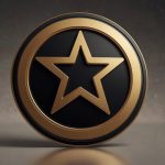Aster Coin official logo featuring a metallic circular emblem with star-shaped design in beige and black, representing the innovative Aster DEX cryptocurrency platform amid 2025 market surge.
