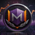 Iconic Monero XMR logo featuring a stylized cubic ring signature in metallic purple and black, overlaid on a surging price chart hitting $252 amid privacy coin boom, with shield icons symbolizing untraceable blockchain transactions.