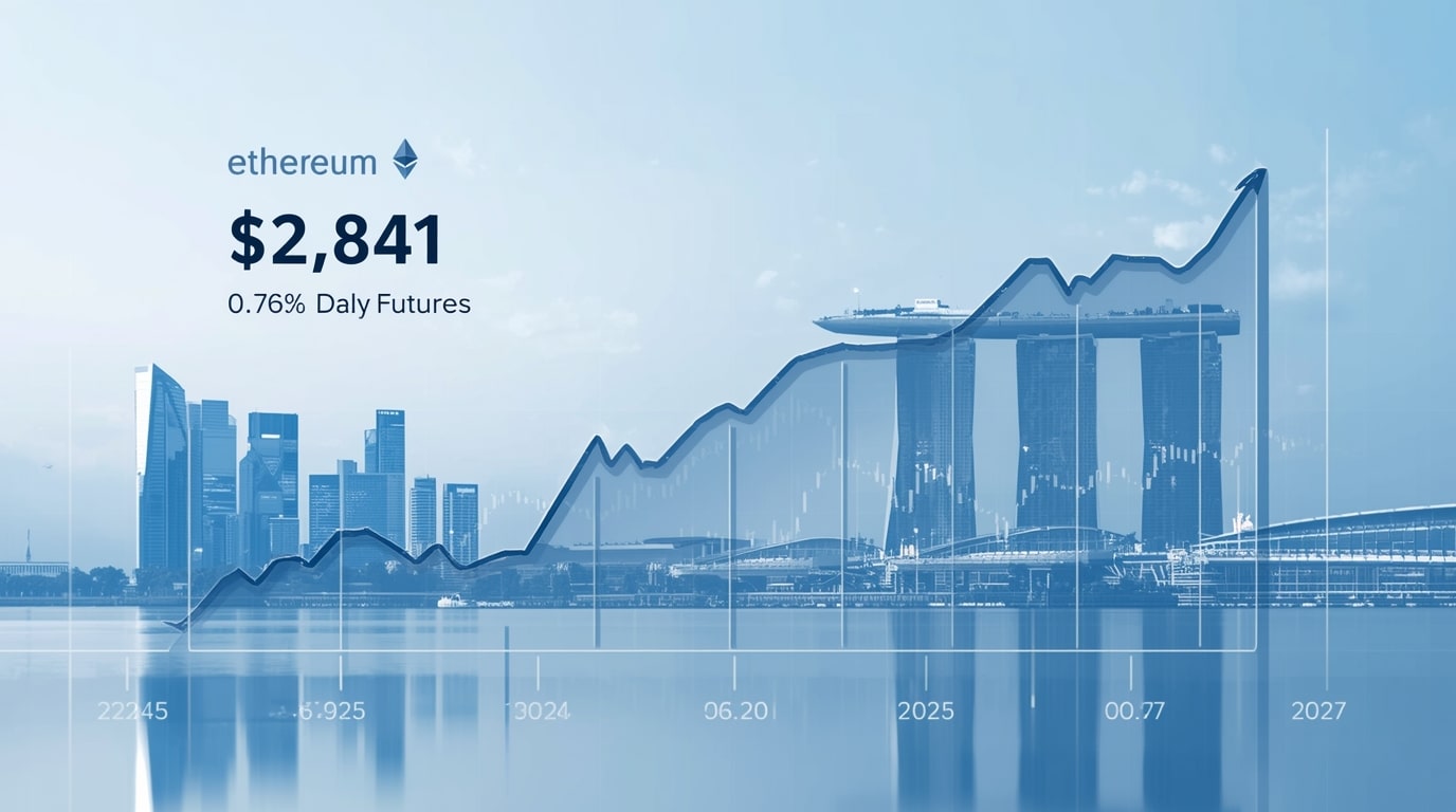 Ethereum (ETH) price today November 24, 2025 trading at $2,841 with 0.76% daily gain as Singapore Exchange launches Ethereum perpetual futures and Fusaka upgrade approaches