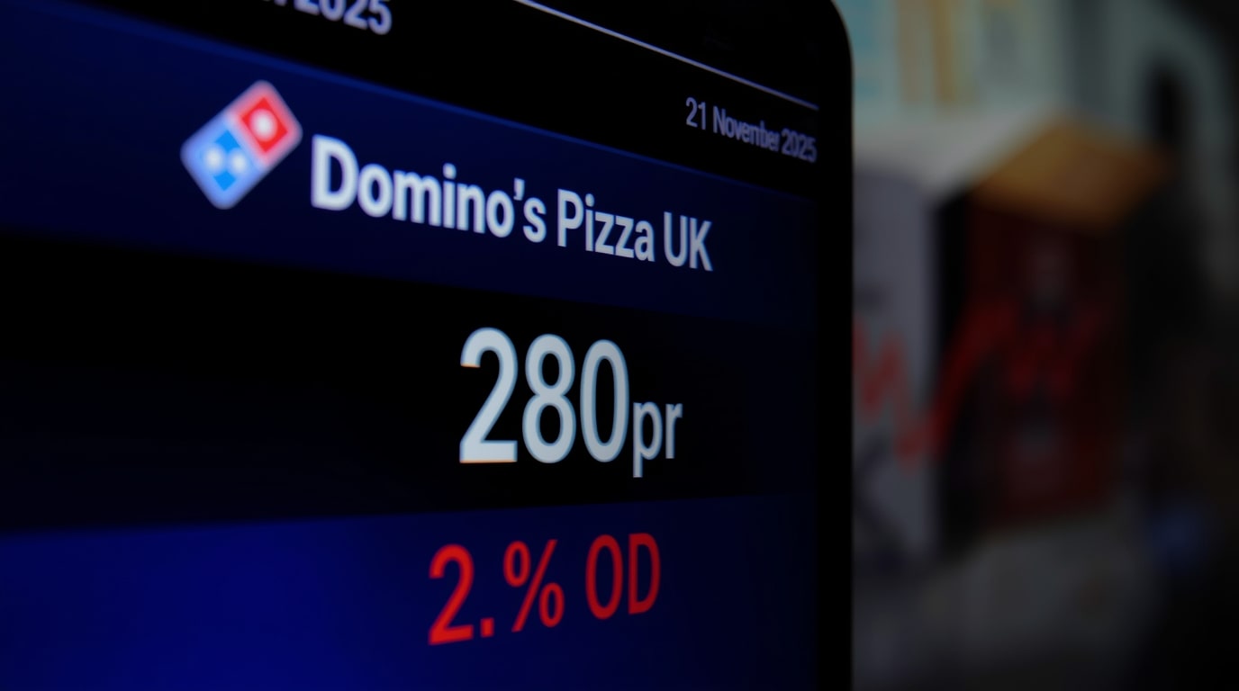 Domino’s Pizza Shares Dip 2% as FTSE 250 Chain Warns on Delivery Costs Amid UK Consumer Squeeze