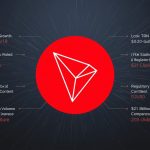 Official Tron TRX logo with red circular emblem and white geometric T symbol, highlighting Tron cryptocurrency's stability at $0.28, fee reductions, and stablecoin dominance in November 2025 blockchain market.