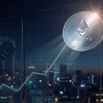 Monero cryptocurrency coin surging toward all-time high amid privacy-focused market recovery and network upgrades.