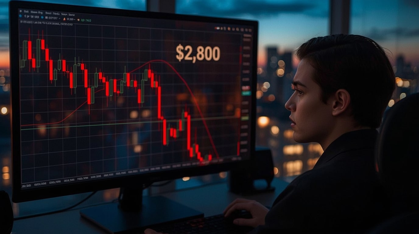 Ethereum Tumbles to $2,800: $500 Billion Crypto Wipeout Hits ETH Hardest on November 21, 2025