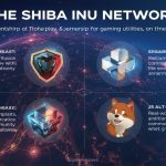 Visual of Shiba Inu collaborations including TokenPlayAI MiniApp and Shibarium security enhancements for blockchain expansion