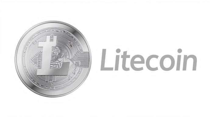 Official Litecoin logo depicting a shiny silver coin with a bold 'L' symbol and the word 'Litecoin' beside it, highlighting today's crypto news on price stability, institutional adoption, and network upgrades in 2025.