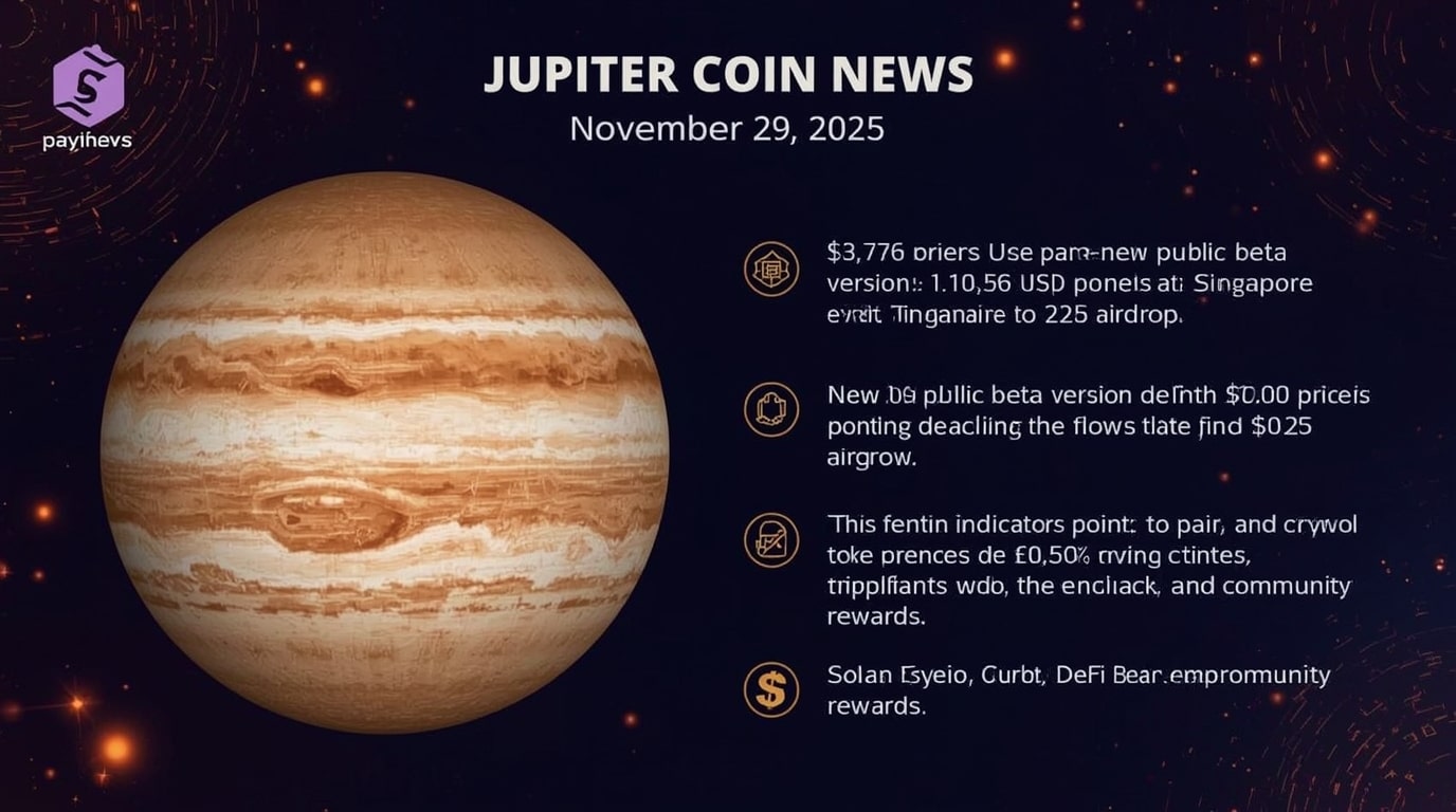 Jupiter JUP cryptocurrency token rocketing upward on Solana blockchain amid new beta version release and 2026 airdrop registration closing, showing price chart and investor gains potential