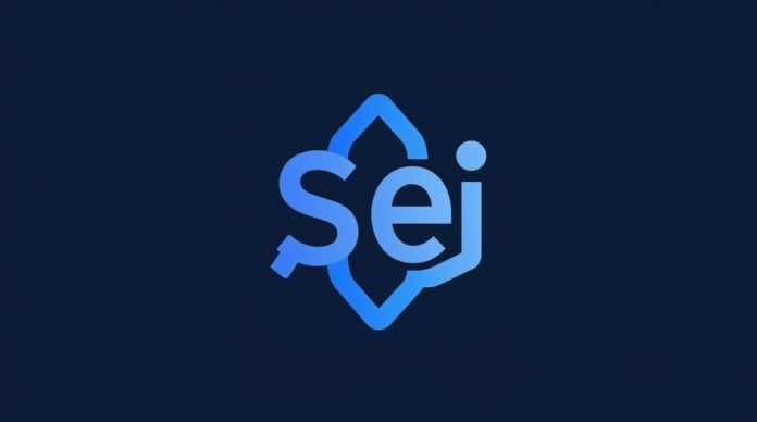 High-resolution official logo of Sei (SEI) cryptocurrency coin, stylized emblem for the fastest Layer 1 blockchain in November 2025