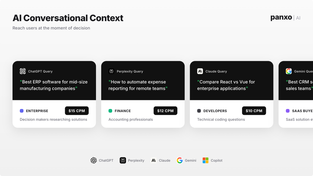 monetize conversational AI traffic