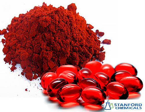 Astaxanthin is a natural carotenoid known for its powerful antioxidant effects